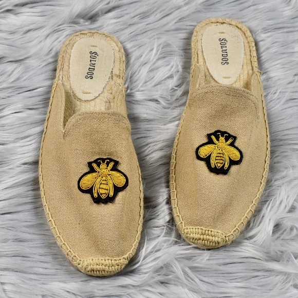 Soludos Shoes - (SOLUDOS) Beaded Bee Espadrille Flat
